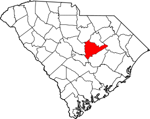 Map Of South Carolina Highlighting Sumter County