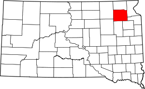Map Of South Dakota Highlighting Day County