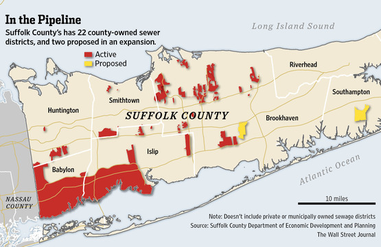 Image of Suffolk County Sewer Districts