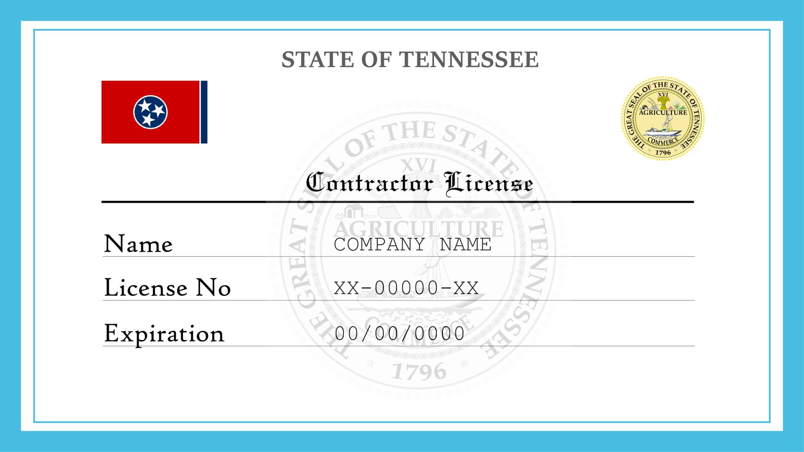 Image of Tennessee Board for Licensing Contractors