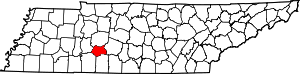 Map Of Tennessee Highlighting Lewis County