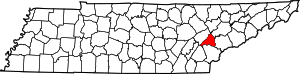 Map Of Tennessee Highlighting Loudon County