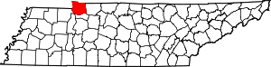 Map Of Tennessee Highlighting Stewart County