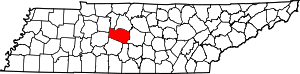 Map Of Tennessee Highlighting Williamson County