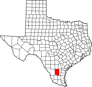 Map Of Texas Highlighting Duval County