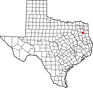 Map Of Texas Highlighting Gregg County