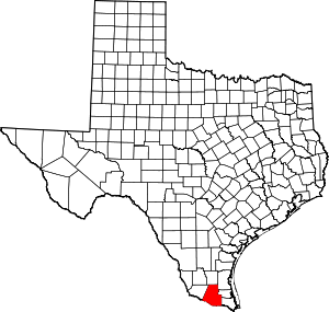 Map Of Texas Highlighting Hidalgo County