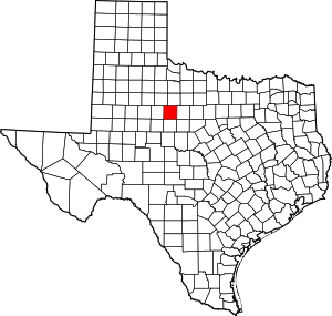 Map Of Texas Highlighting Jones County