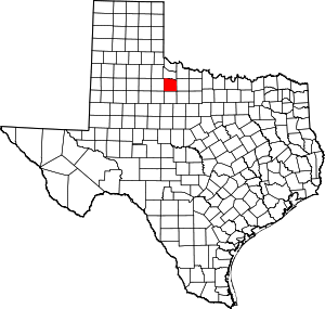 Map Of Texas Highlighting Knox County