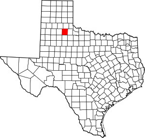 Map Of Texas Highlighting Motley County