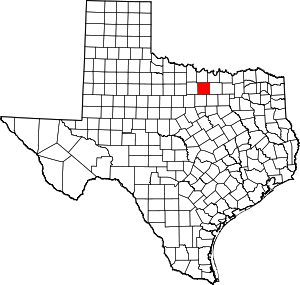 Map Of Texas Highlighting Wise County