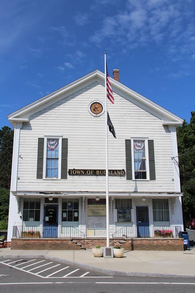 Image of Town of Buckland Town Clerk Buckland Town Hall