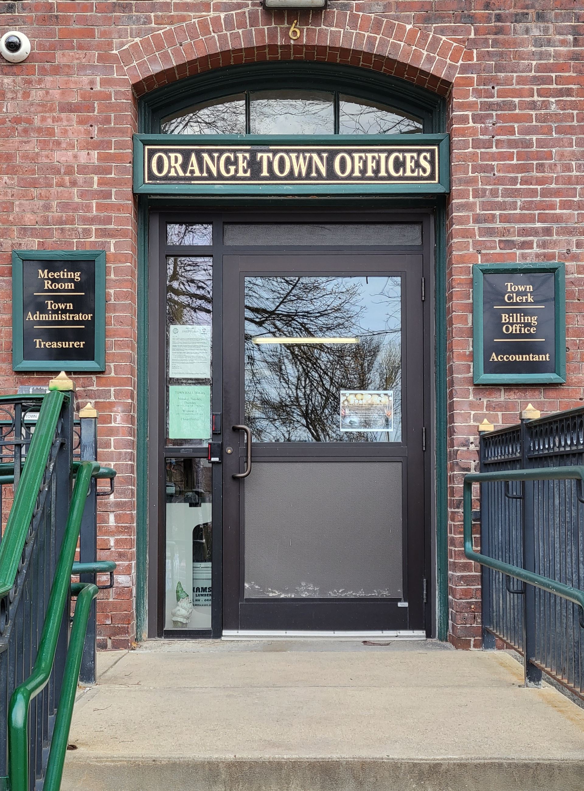 Image of Town of Orange Board of Assessors Orange Town Hall