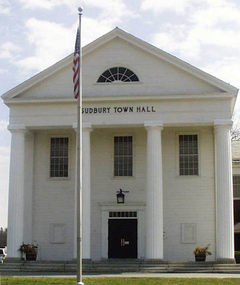 Image of Town of Sudbury Town Clerk Sudbury Town Hall