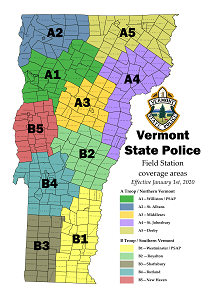 Image of Vermont State Police, Troop B - Bradford Station