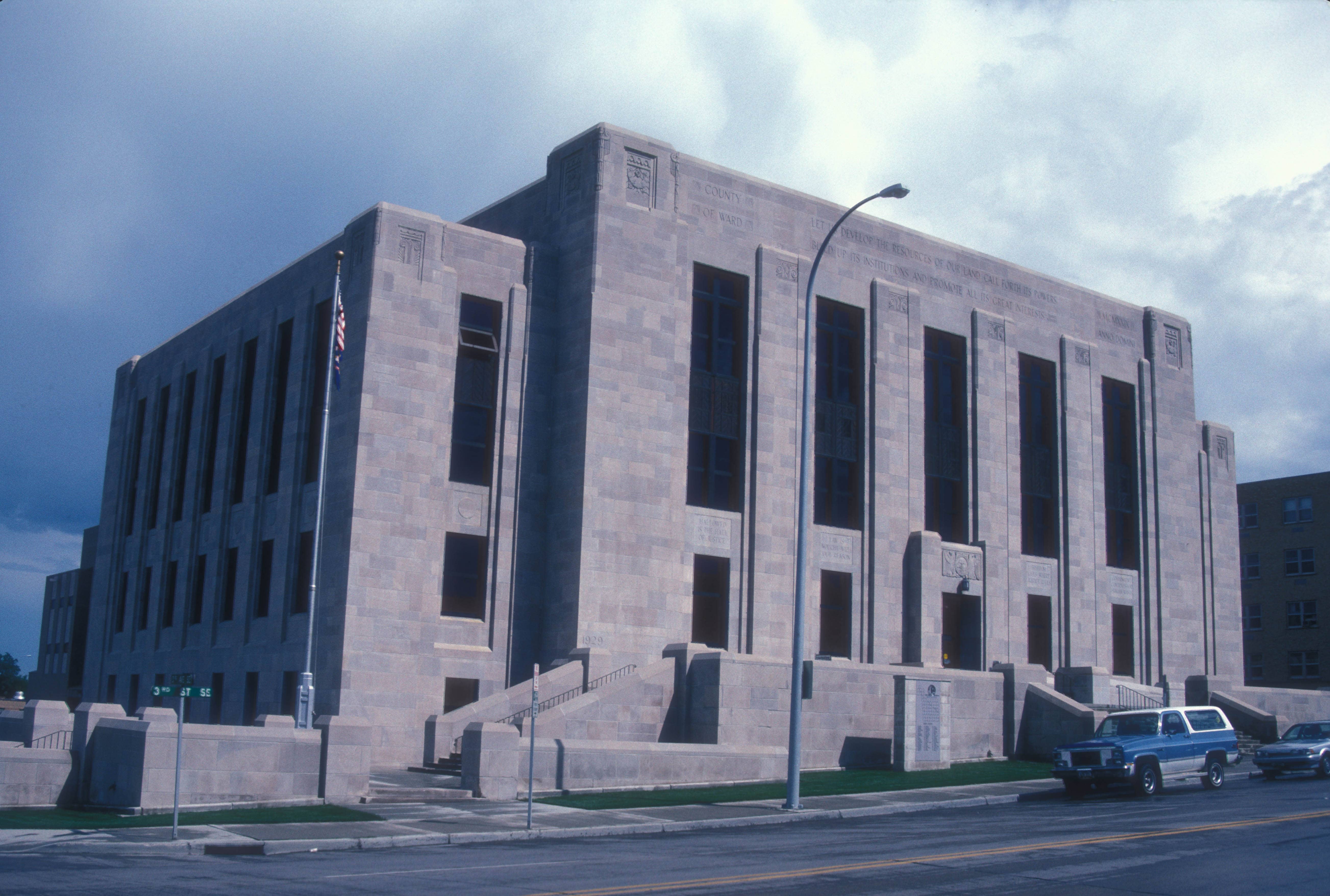 Image of Ward County Auditor and Treasurer Ward County Courthouse