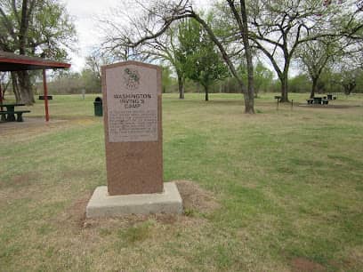 Image of Washington Irving's Camp Historical Marker