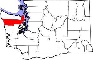 Map Of Washington Highlighting Jefferson County