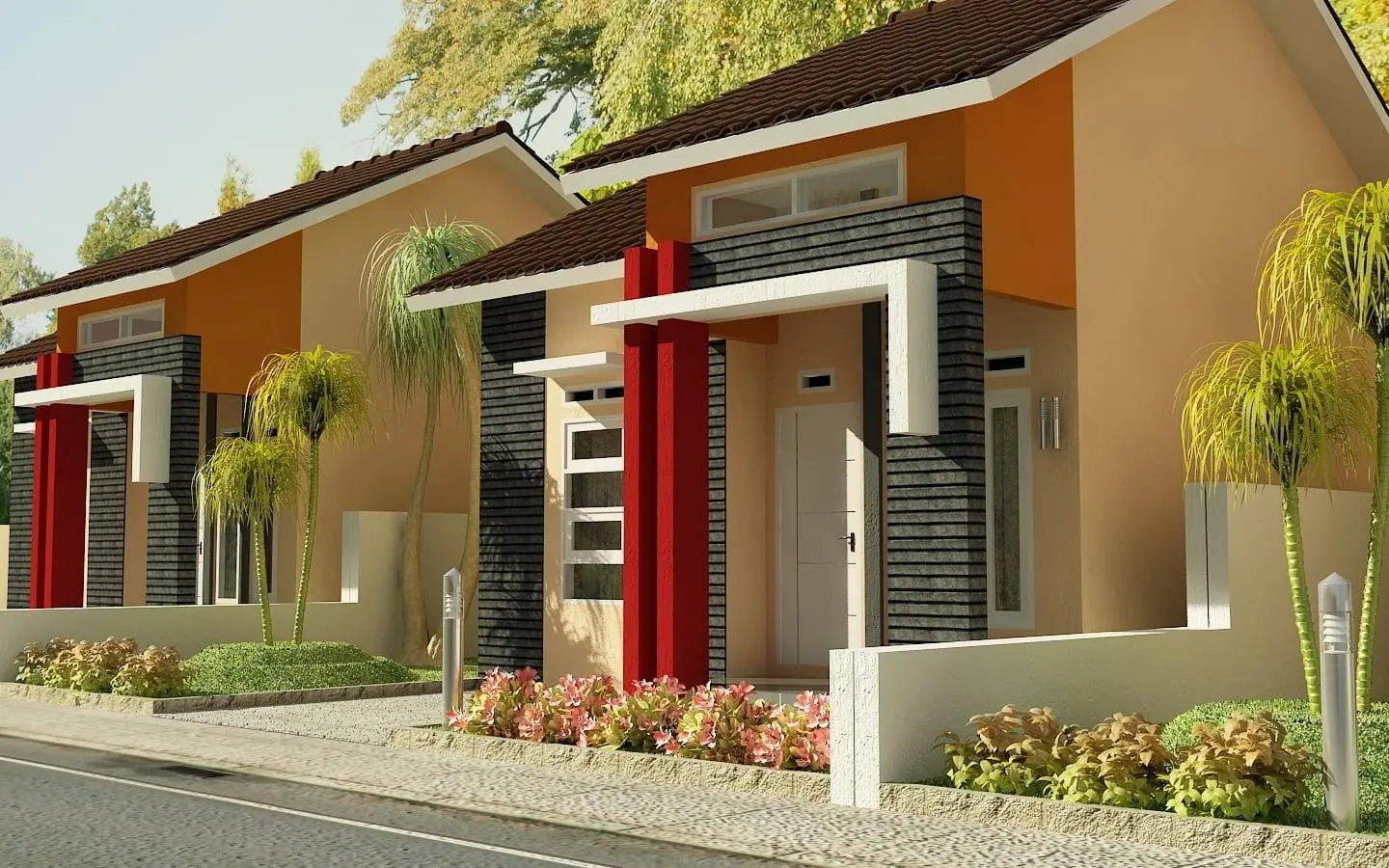 Rumah Hadap Barat di Tangerang