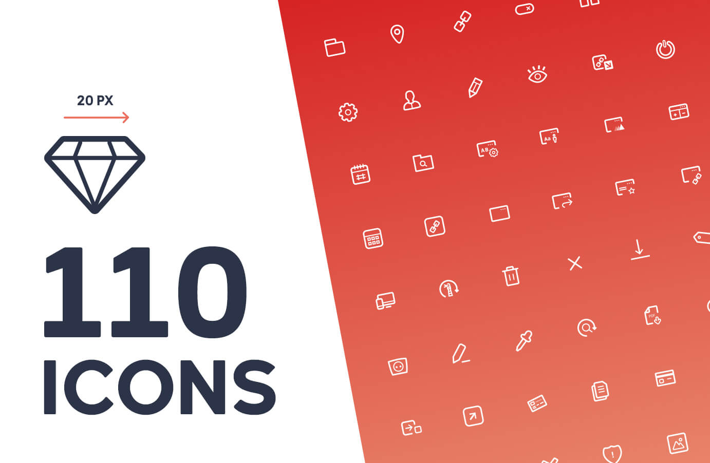 Free SVG icons 20px package