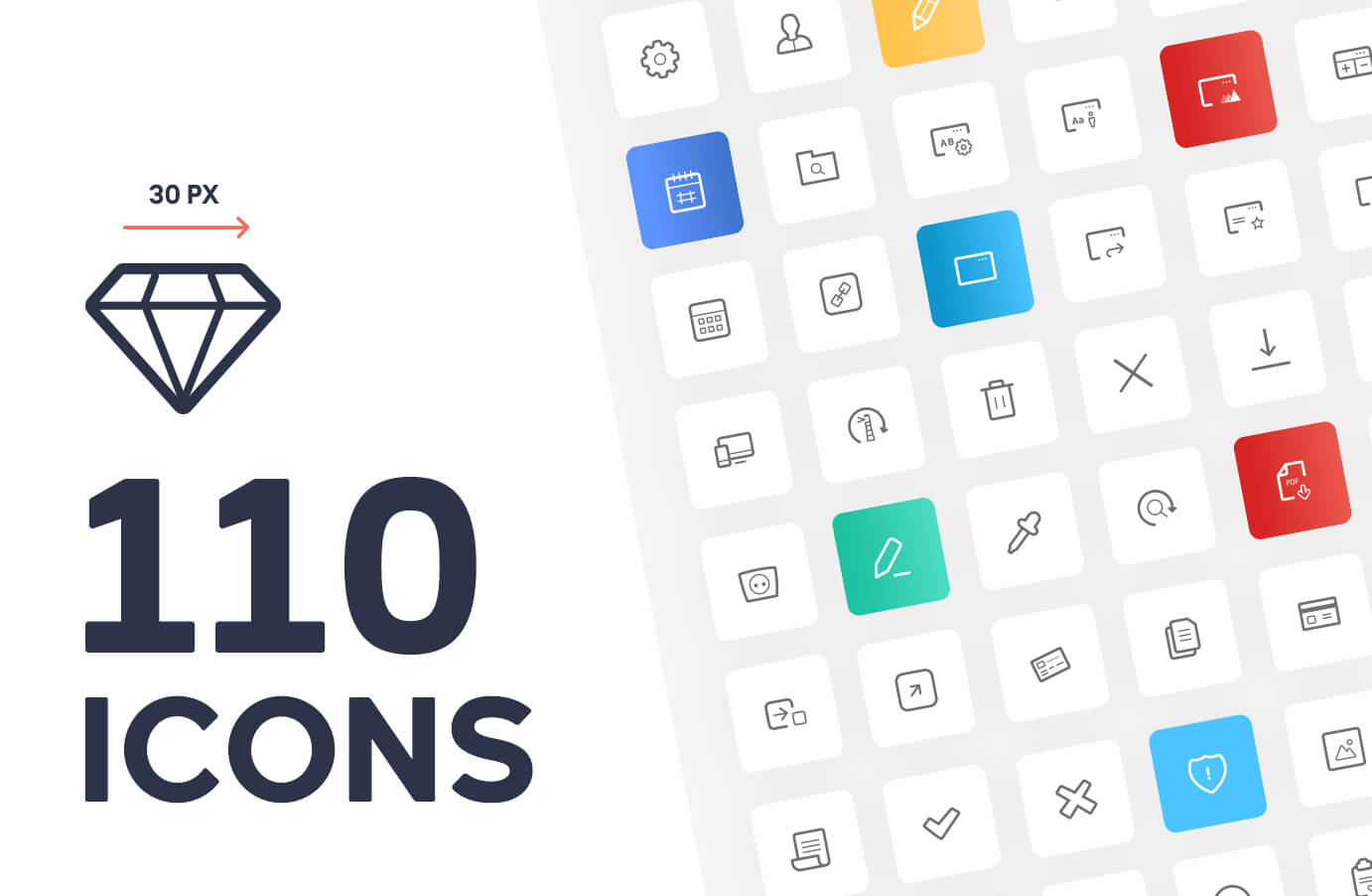Free SVG icons 30px package
