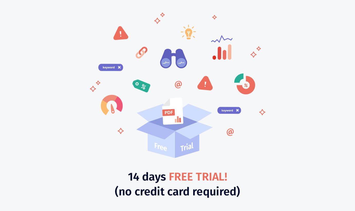 Try Seodity for free. 14 days trial.