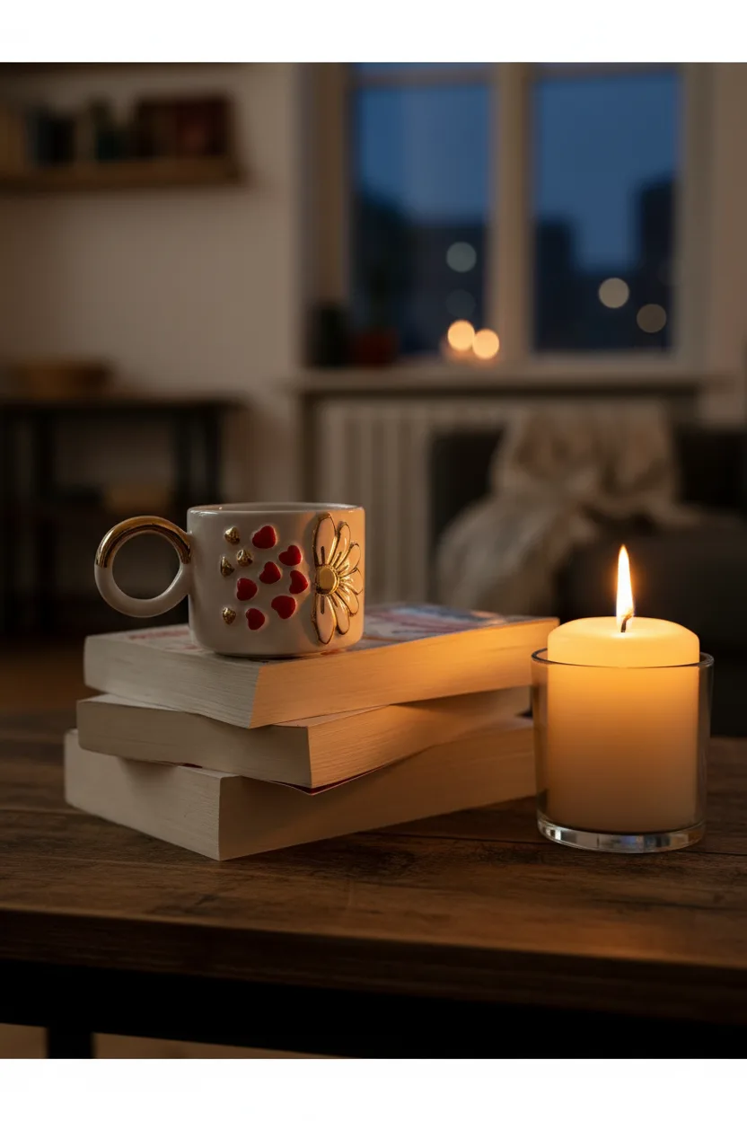 Golden Amour Seramik Mug 200ml & 24k Altın Dekor & El Yapımı