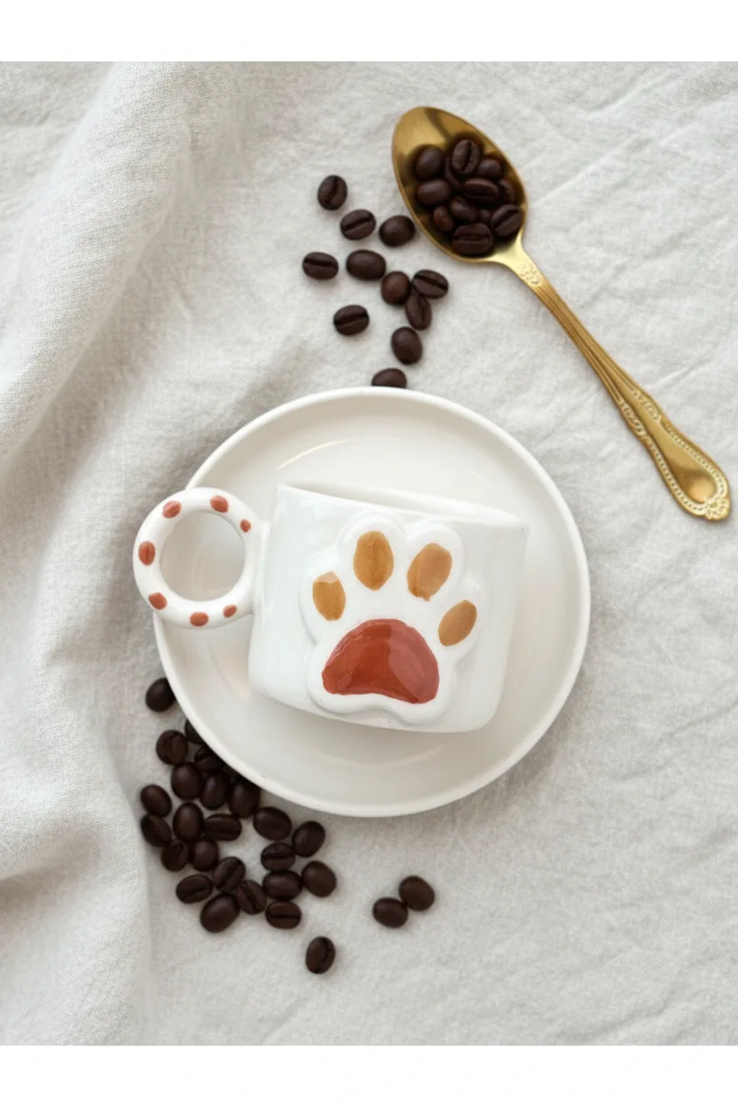 Dostpati Seramik Mug 170ml & El Yapımı