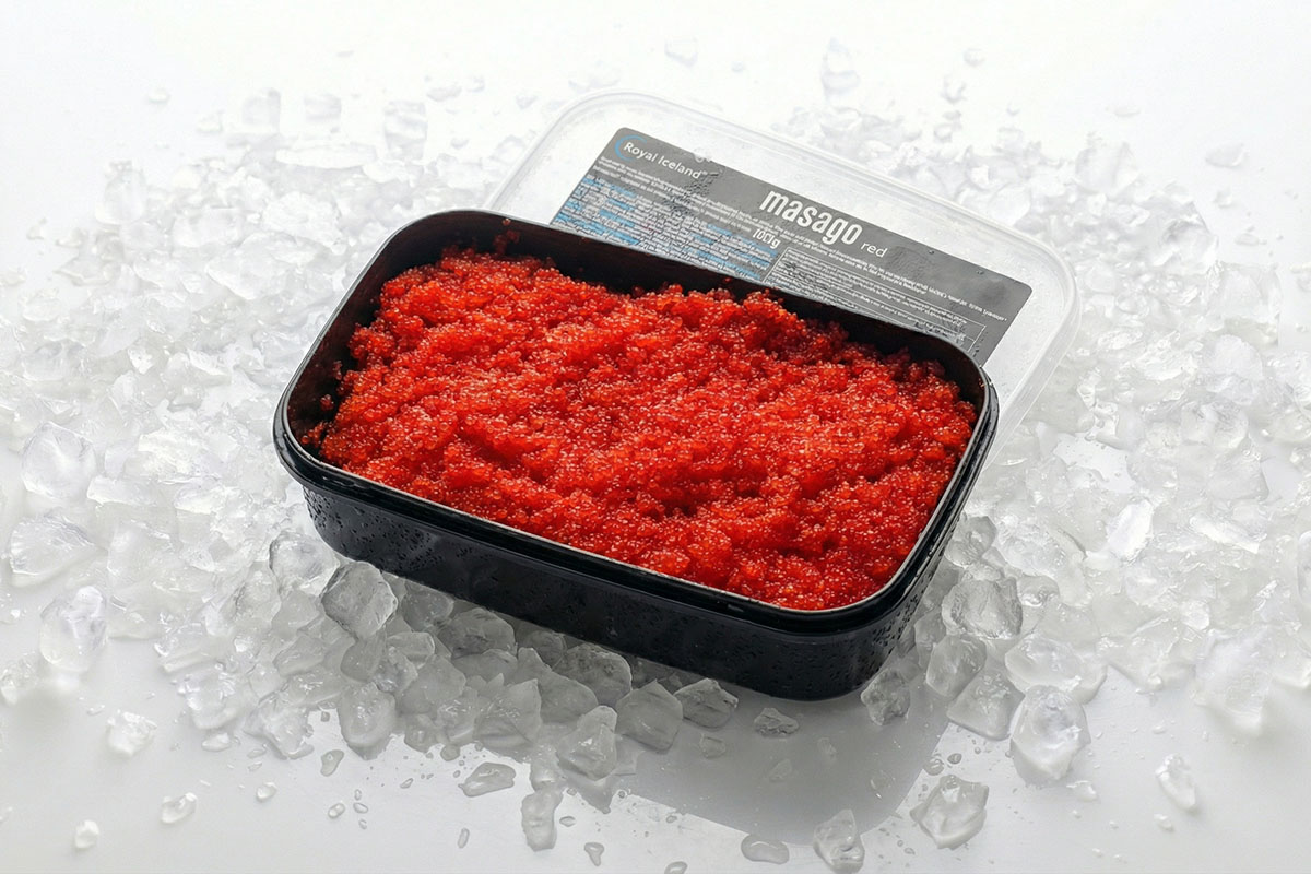 Ікра Тобіко (ікра літучої риби)