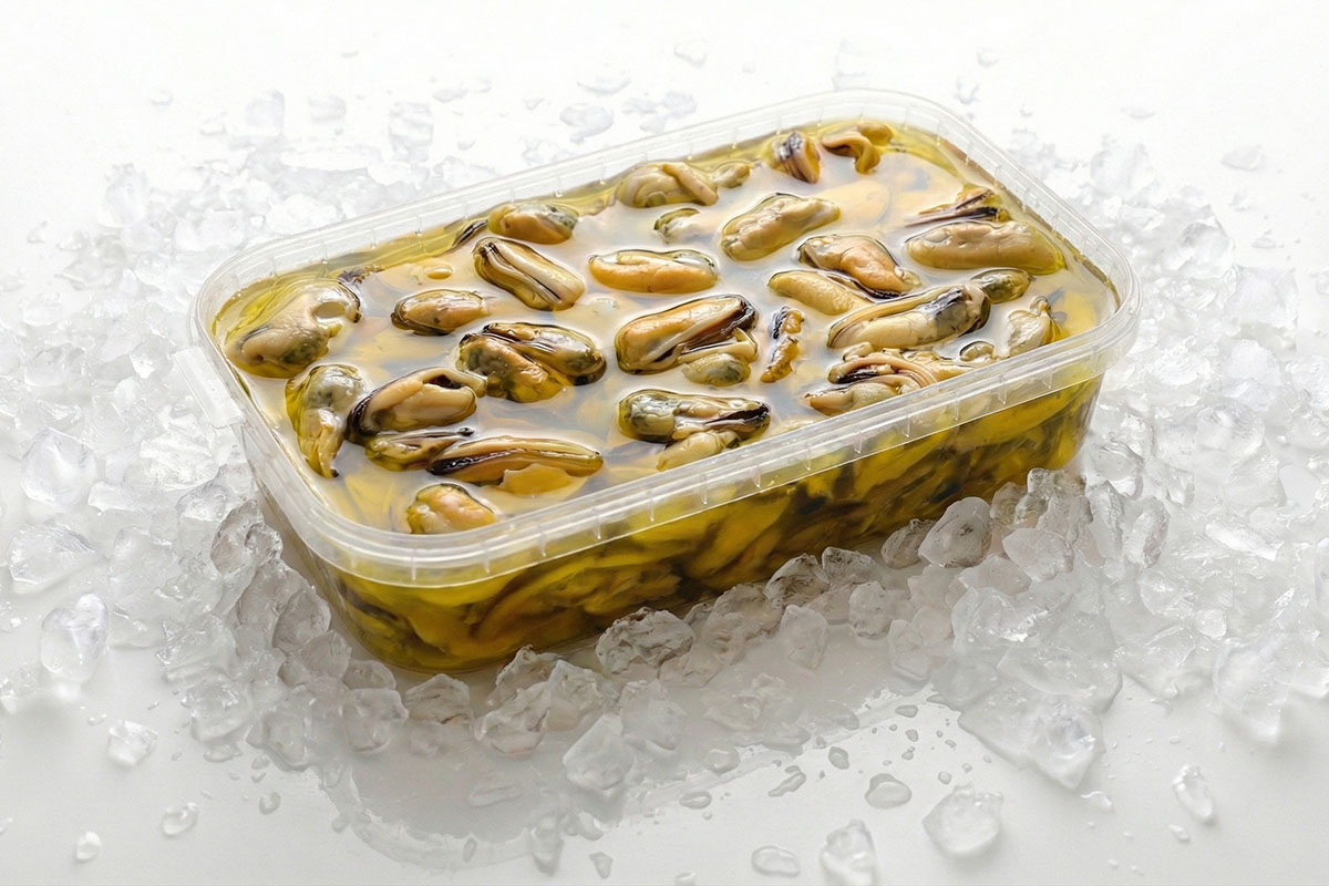 Мідії в олії