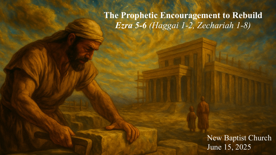 The Prophetic Encouragement to Rebuild