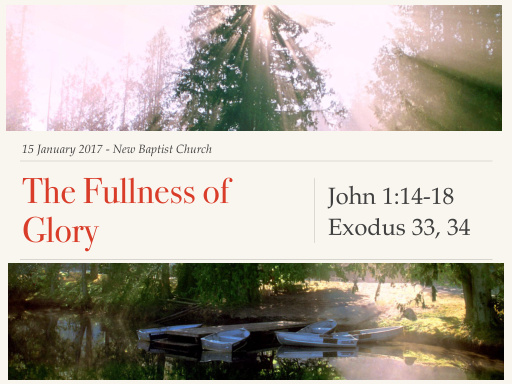 The Fullness Of Glory