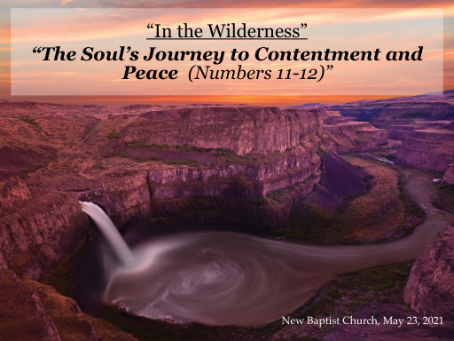 In The Wilderness: The Soul's Journey To Contentment And Peace