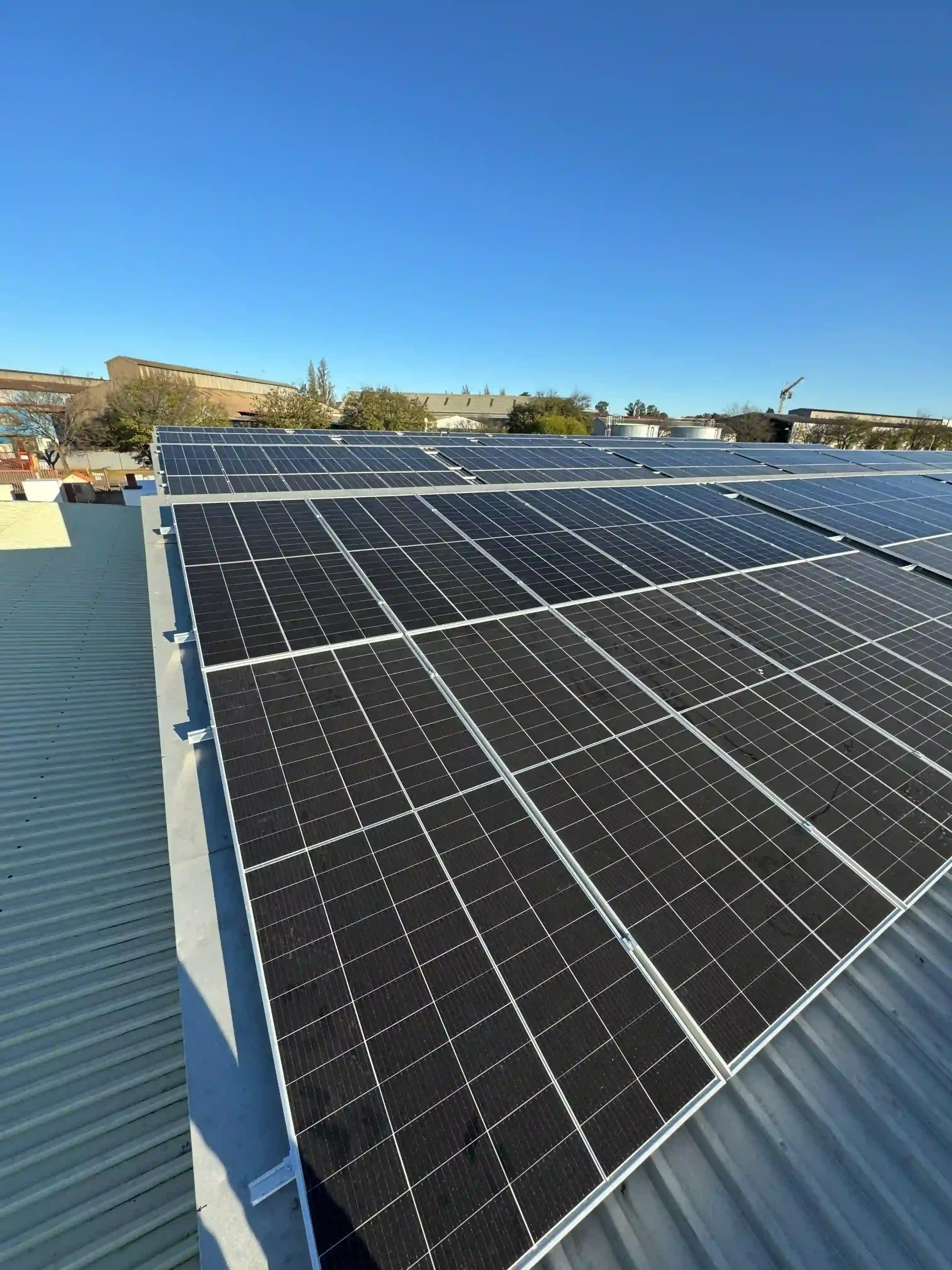 Solar panel installation