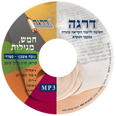 חמש מגילות- קבצים ותקליטורים