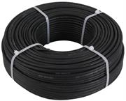 Solarix 6mm2 Single Core Solar Photovoltaic PV Cable Black 100 Metre Roll- Designed For Use To Provide Optimal