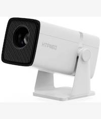 HTP A86 Smart HD Projector - 150 ANSI Lumens, 2.69''LTPS LCD, Open optical engine, Flexible 90°Stand, Seamless