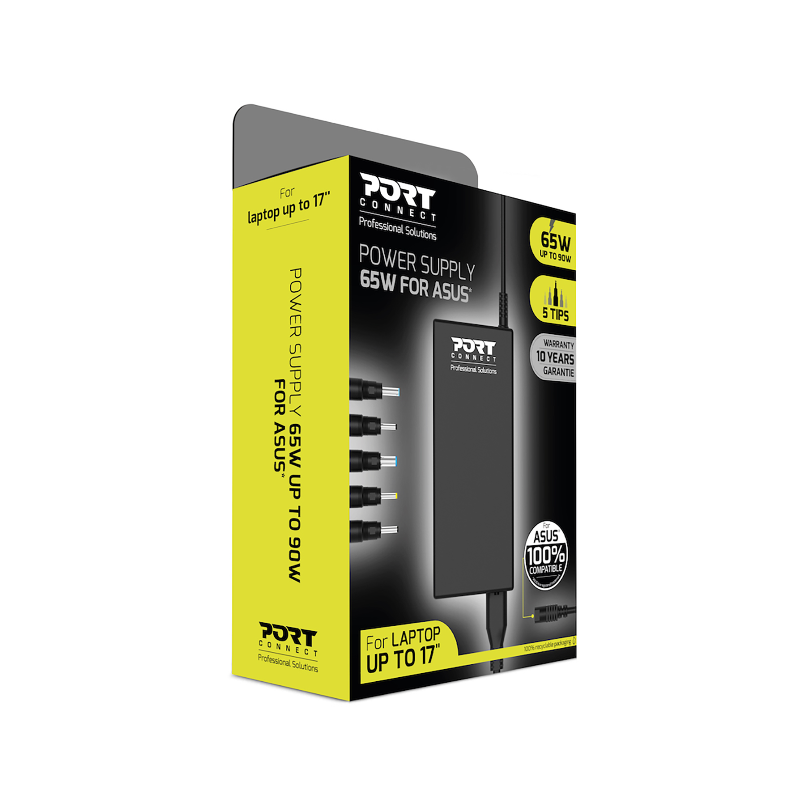 Port 65W Asus AC Adapter