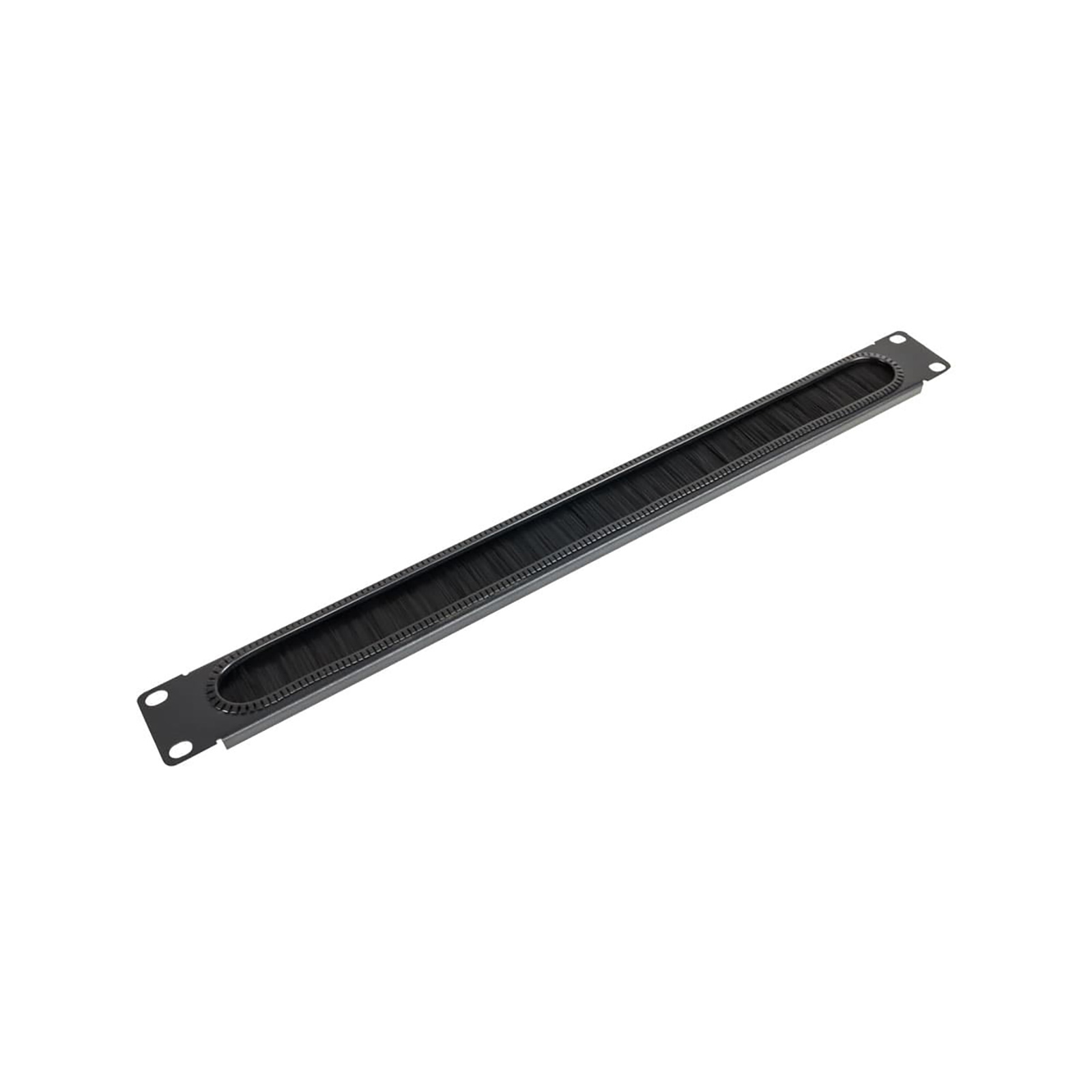 Zone 1U Black Brush Panel
