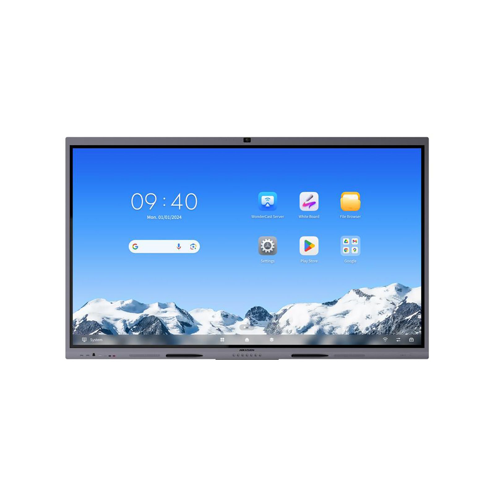 Hikvision 75" 4K UHD Interactive Display with Integrated Camera