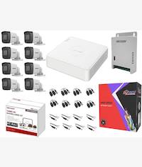 Hikvision Kit, 8 Channel DVR, 8 2MP CAMERAS, 100M CABLE