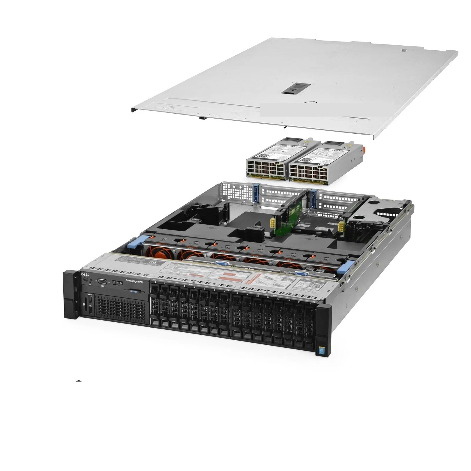 Dell PowerEdge R730 Server 16B SFF 2.30Ghz 36-Core 256GB RAM + 2.0TB SAS 6G HDDs