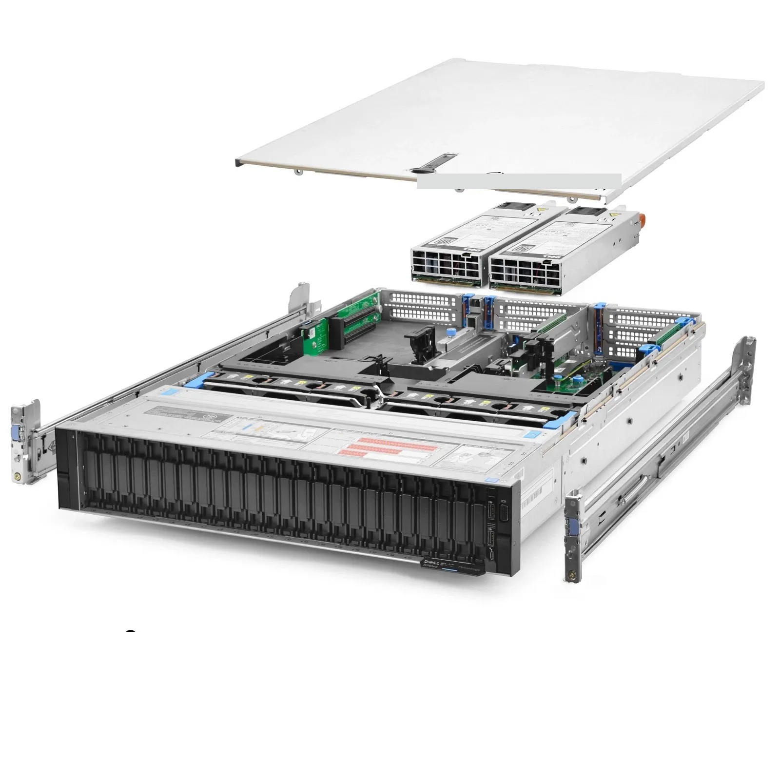 Dell PowerEdge R740xd NVMe Server 24-Bay 2.60Ghz 24-Core 288GB RAM + Rails Media
