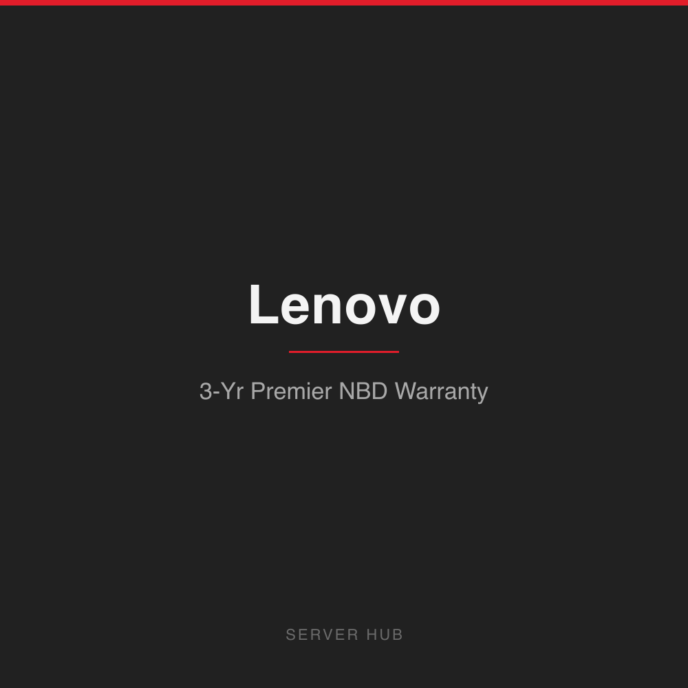 Lenovo 3-Year Premier Next Business Day Response Server Warranty for ThinkSystem SR650 V3 - 5WS7B99813