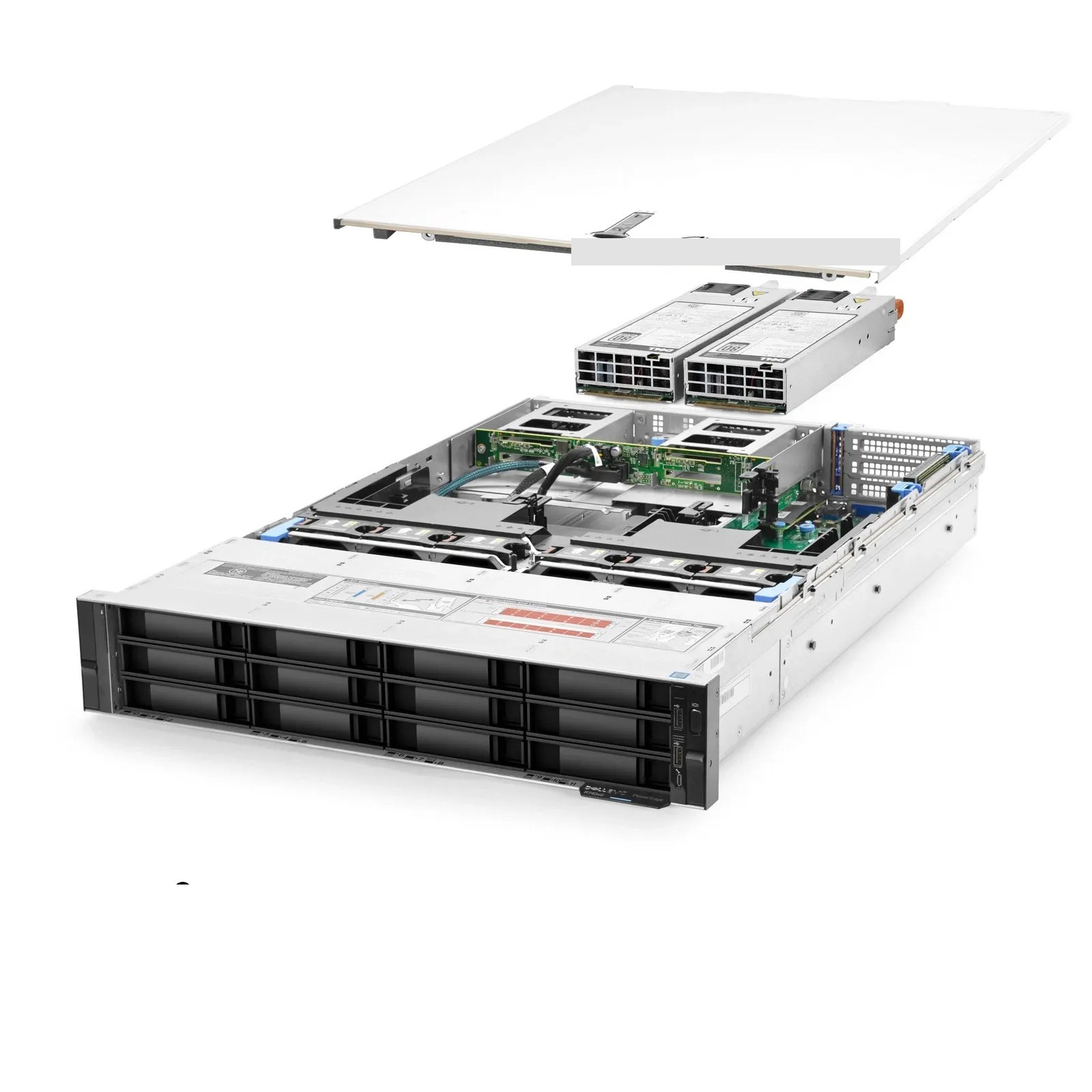 Dell PowerEdge R740xd Server 12-Bay LFF 2.70Ghz 24-Core 256GB RAM + 12x Caddies