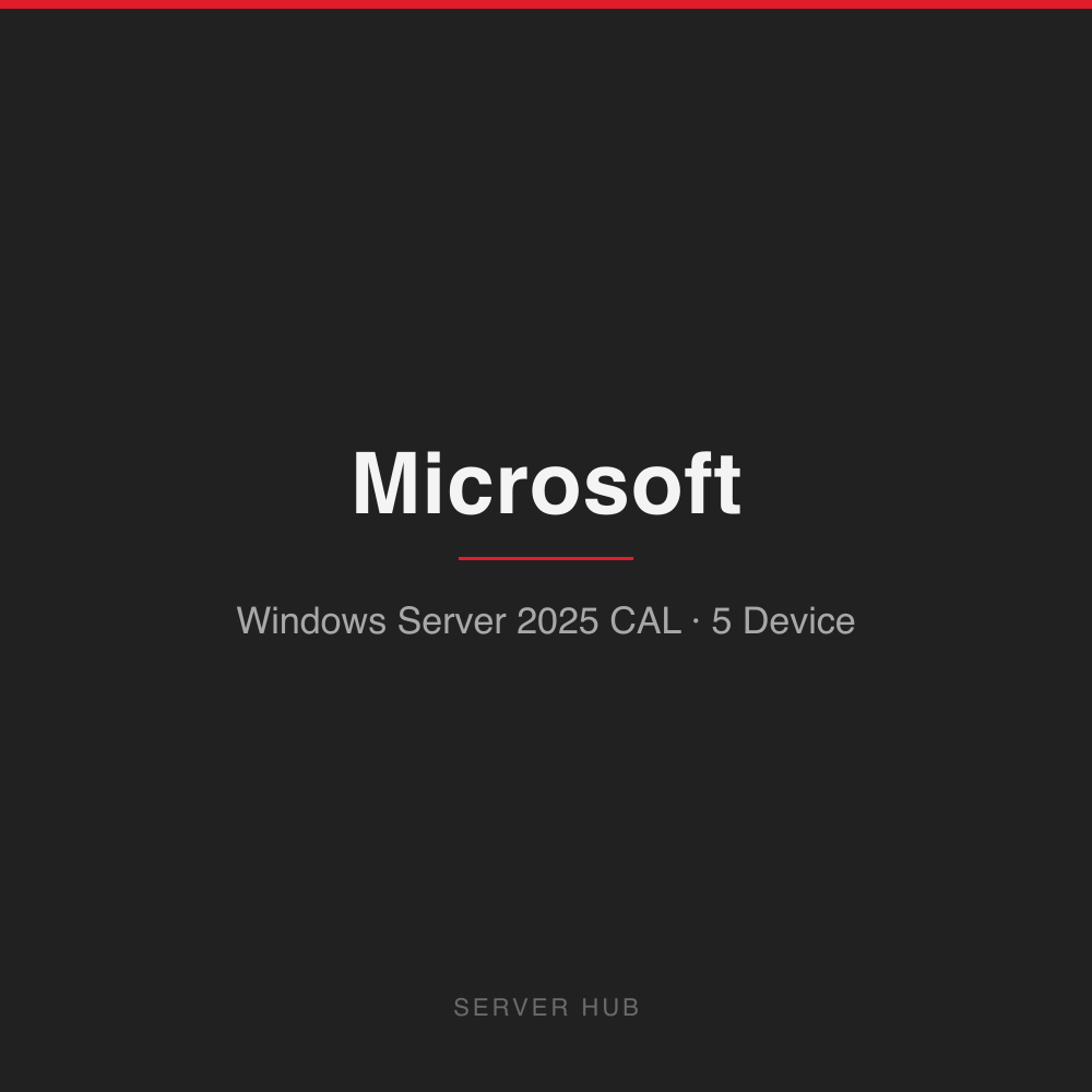 Windows Server 2025 CAL (5 Device)