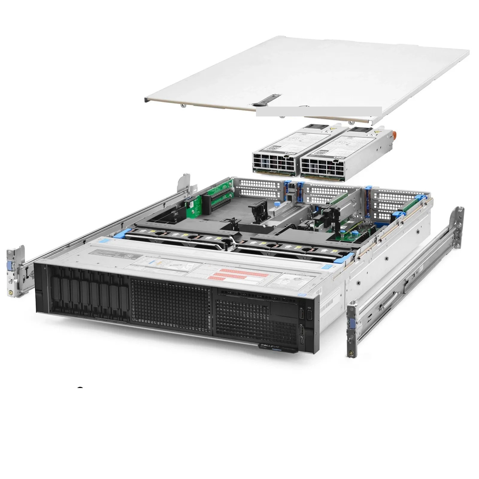 Dell PowerEdge R740 Server 8B SFF 2.30Ghz 24-Core 32GB RAM + 8x Caddies + Rails