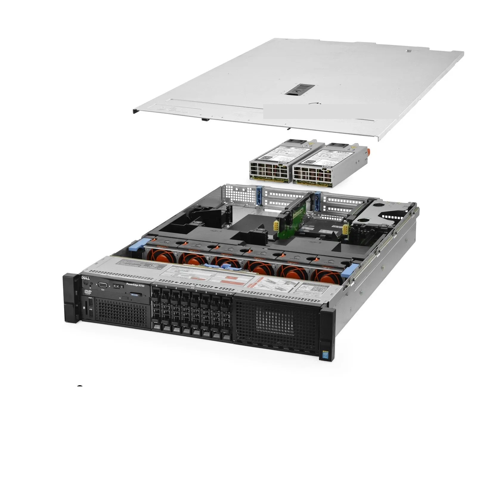 Dell PowerEdge R730 Server 2.10Ghz 16-Core 64GB RAM + 8TB SAS 6G HDDs File Host