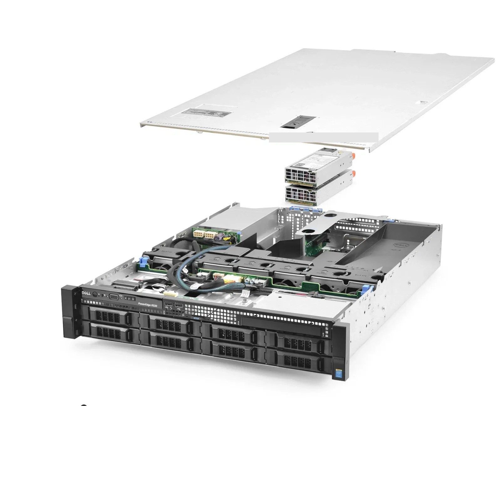 Dell PowerEdge R530 Server 8-Bay LFF 2x 2.30Ghz E5-2670v3 24-Core 32GB RAM