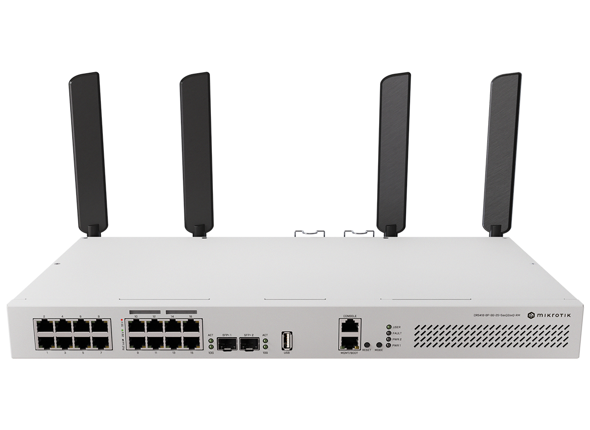 MikroTik Cloud Router Switch 16 Port with 8 PoE 150W 2SFP+ WiFi 6